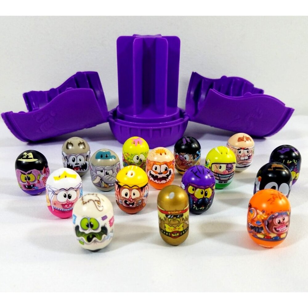 Mighty Beanz Collectible Toy Capsule With 16 Beans Tuff Bean Hulk Hogan